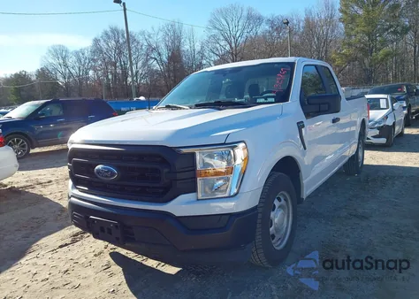 2021 Ford F150 Super Cab из США, поврежденный, VIN 1FTEX1CB4MFB88108